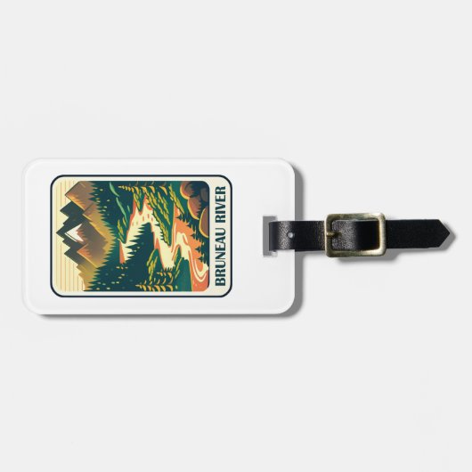 Bruneau River Idaho Colors Gepäckanhänger (Vorderseite horizontal)