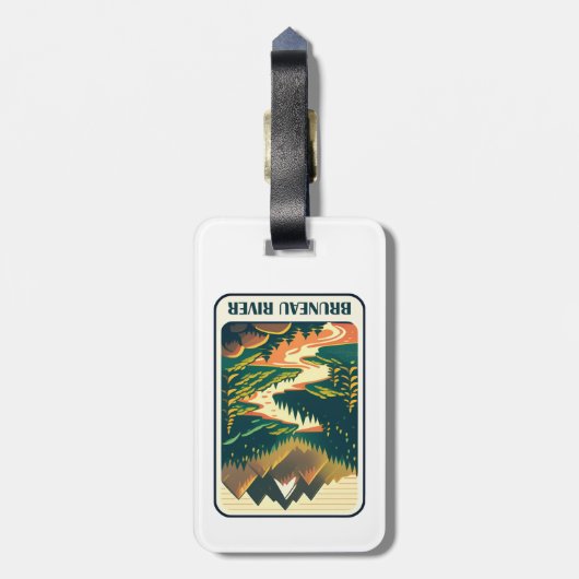 Bruneau River Idaho Colors Gepäckanhänger (Rückseite vertikal)