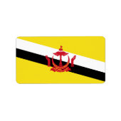 Brunei Adressaufkleber (Vorne)