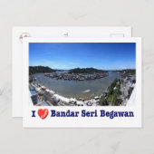 Brunei - Bandar Seri Begawan - I Liebe - Postkarte (Vorne/Hinten)