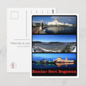 Brunei - Bandar Seri Begawan - Postkarte (Vorne/Hinten)