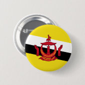 Brunei - Bruneian-Flagge Button (Vorne & Hinten)