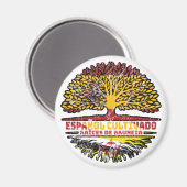 Brunei Bruneianisch Spanisch Spanien Baumwurzeln F Magnet (Vorderseite/Rückseite)