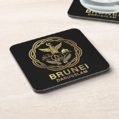 Brunei Darusslam Südostasien Getränkeuntersetzer (Linke Seite)