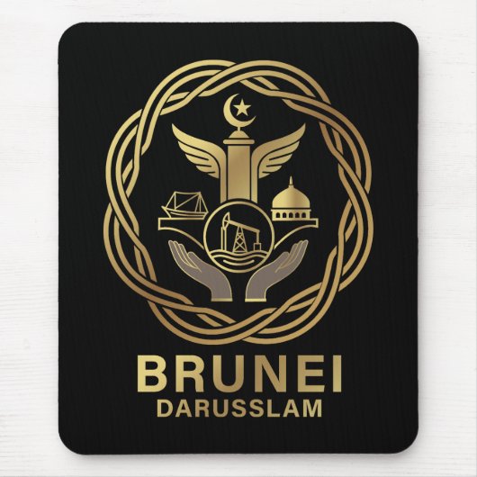 Brunei Darusslam Südostasien Mousepad (Vorne)