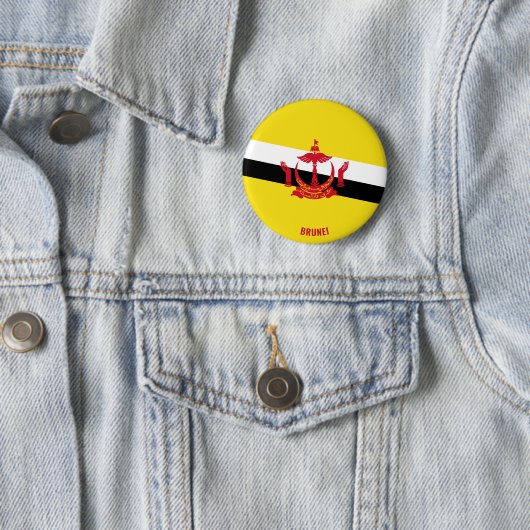 Brunei Flag Charming Patriotic Button (Beispiel)