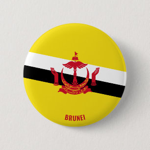 Brunei Flag Charming Patriotic Button