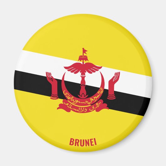 Brunei Flag Charming Patriotic Magnet (Vorne)