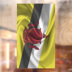 Brunei Flag Fensteraufkleber