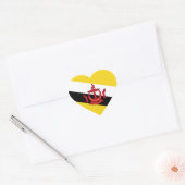 Brunei Flag Heart Sticker (Umschlag)