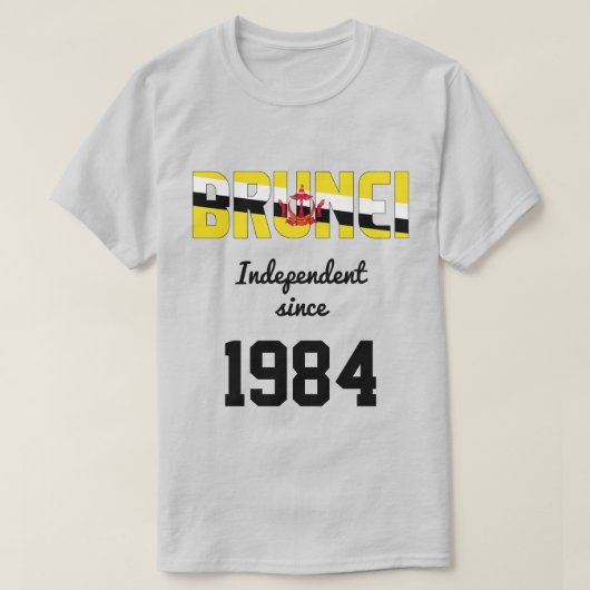 Brunei Flag Independence Celebration T-Shirt (Design vorne)