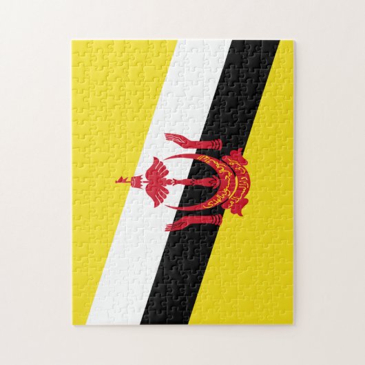 Brunei Flag Jigsaw Puzzle (Vertikal)