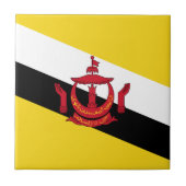Brunei Flag Keramik Tile Fliese (Vorderseite)