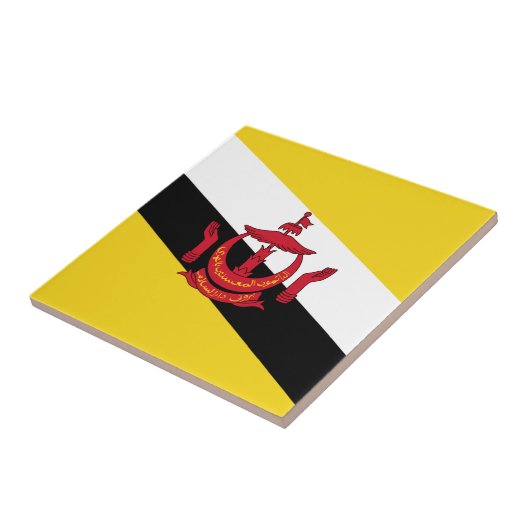 Brunei Flag Keramik Tile Fliese (Seite)