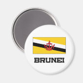 Brunei Flag Magnet (Vorderseite/Rückseite)