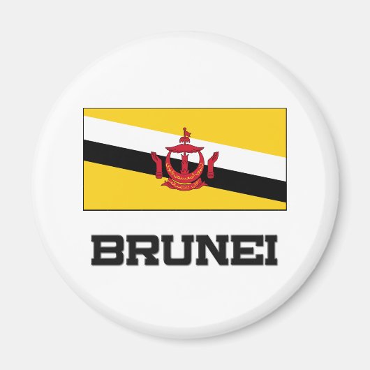 Brunei Flag Magnet (Vorne)