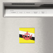 Brunei Flag Magnet (In Situ (Geschirrspüler))