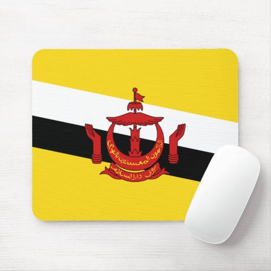 Brunei Flag Mousepad (Mit Mouse)