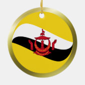 Brunei Flag Ornament (Hinten)