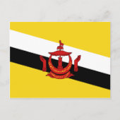 Brunei Flag Postcard Postkarte (Vorderseite)