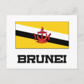 Brunei Flag Postkarte (Vorderseite)