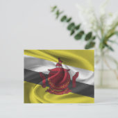 Brunei Flag Postkarte (Stehend Vorderseite)