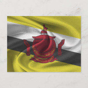 Brunei Flag Postkarte
