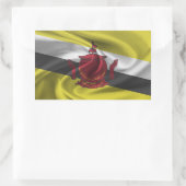 Brunei Flag Rechteckiger Aufkleber (Tasche)