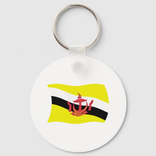 Brunei Flag Schlüsselanhänger (Vorderseite)