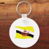 Brunei Flag Schlüsselanhänger (Vorderseite)
