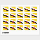 Brunei Flag Sticker (Blatt)