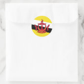 Brunei Flag Sticker (Tasche)