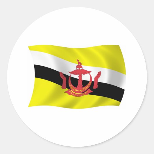 Brunei Flag Sticker (Vorderseite)