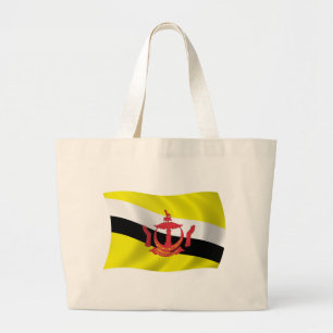 Brunei Flag Tote Bag Jumbo Stoffbeutel