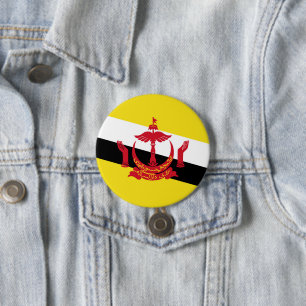 Brunei-Flagge Button