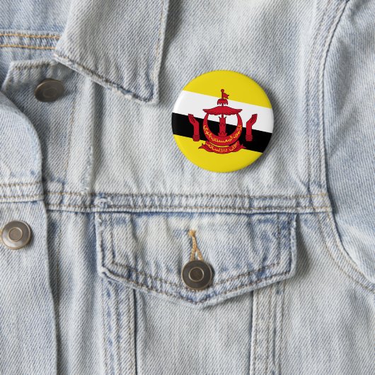 Brunei-Flagge Button (Beispiel)