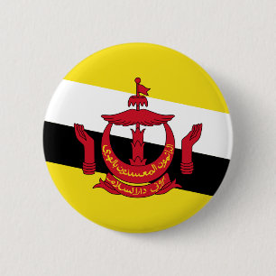Brunei-Flagge Button
