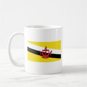 Brunei-Flagge Kaffeetasse (Links)