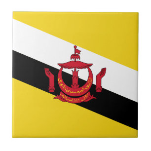Brunei-Flagge Keramikfliese