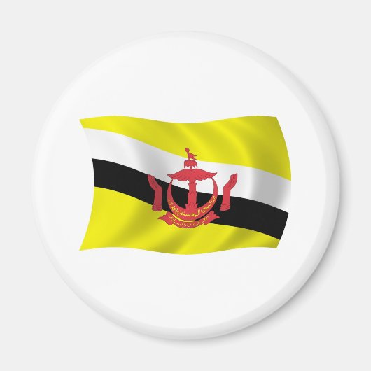 Brunei-Flagge-Magnet Magnet (Vorne)