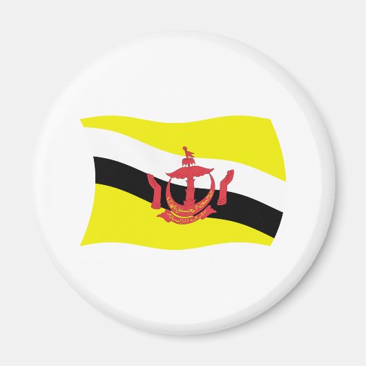 Brunei-Flagge-Magnet Magnet (Vorne)