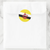 Brunei-Flagge Runder Aufkleber (Tasche)