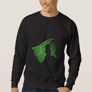 Brunei Fußballplatz Sweatshirt