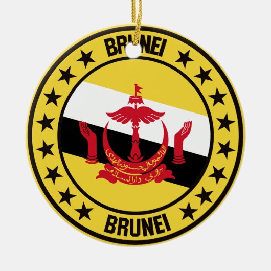 Brunei Keramik Ornament (Vorne)