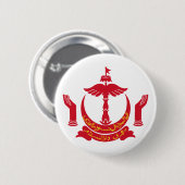 Brunei Landeswappen Symbol Emblem Flagge Button (Vorne & Hinten)