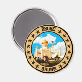 Brunei Magnet (Vorderseite/Rückseite)