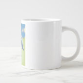 Brunei Map Reiseplakat Jumbo-Tasse (Rechts)