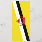 Brunei Menükarte (Rückseite)