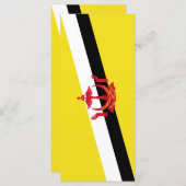 Brunei Menükarte (Vorne/Hinten)