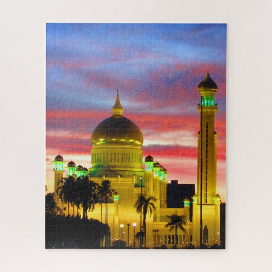 Brunei-Nacht-Moschee Puzzle (Vertikal)
